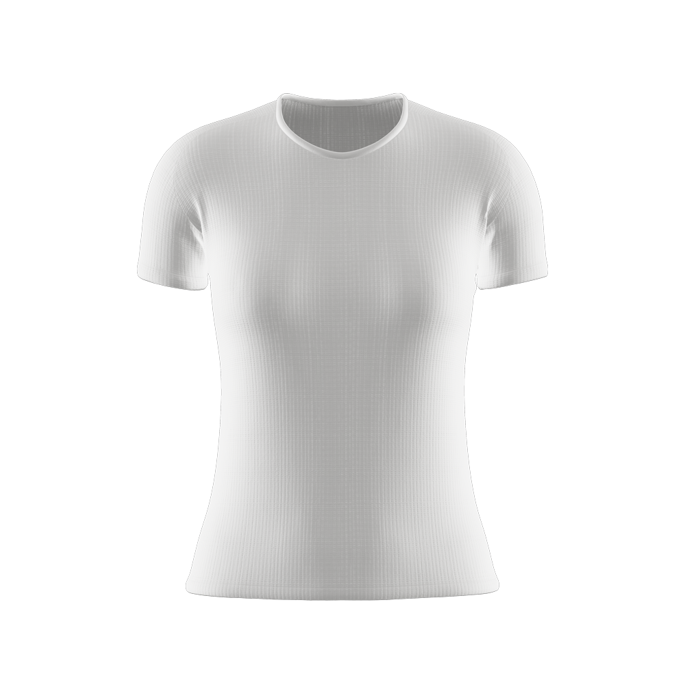 TEAM CUSTOM- HYBRID RIBLESS CUSTOM WOMAN RUNNING SHORT SLEEVES