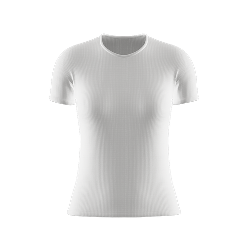 [TMHY643] TEAM CUSTOM- HYBRID RIBLESS CUSTOM WOMAN RUNNING SHORT SLEEVES