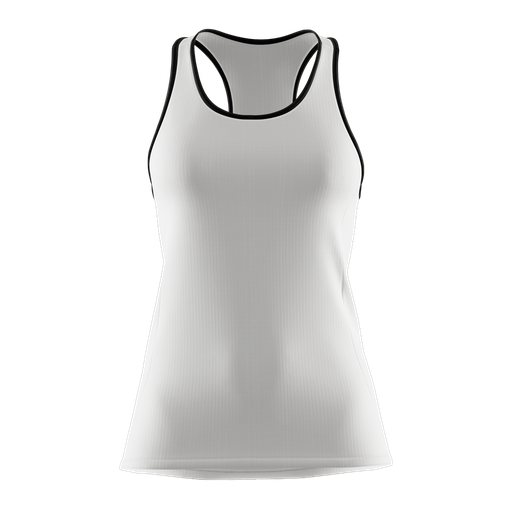 [TMHY646] TEAM CUSTOM- HYBRID WOMAN RUNNING SINGLET COOLMAX